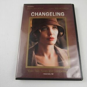 Changeling DVD Angelina Jolie John Malkovich Clint Eastwood True‎ Story